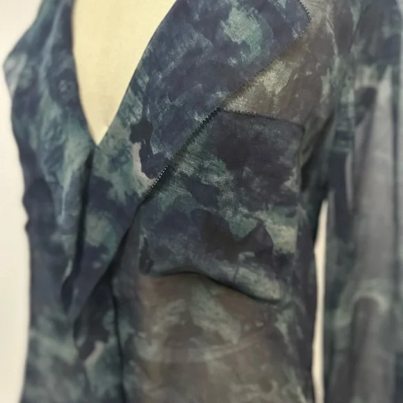 Babaton Silk Ruffle Blouse - Picture 8 of 11